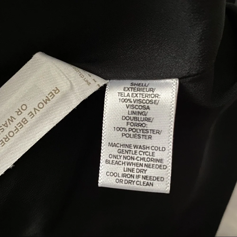 NWOT Ann Taylor Loft Pinstripe Faux Wrap Skirt - Picture 14 of 15